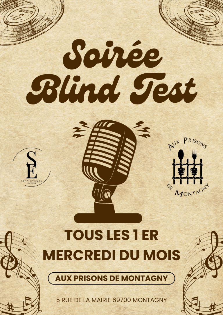 Affiche Blind Test